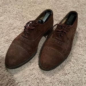 Men’s Cole Haan Brown suede shoes 10.5 GREAT